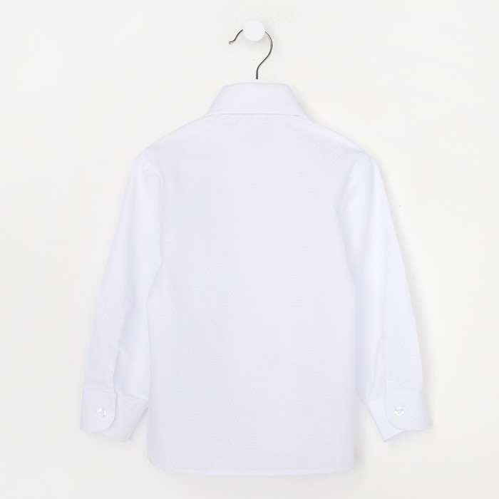 Сорочка для мальчика, размер 25, рост 86/92 см, цвет белый-жаккард 16