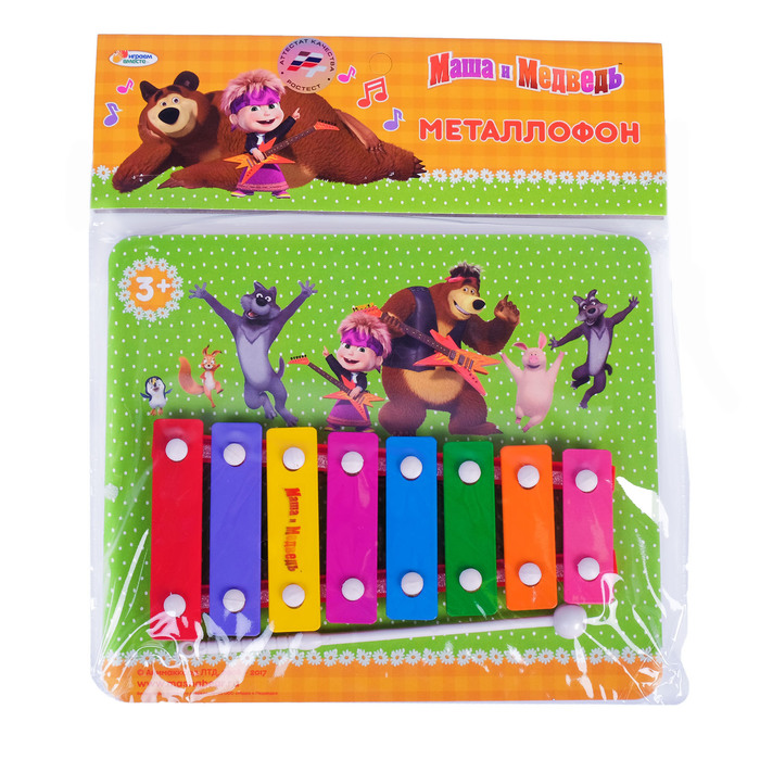Металлофон "Маши и Медведь"