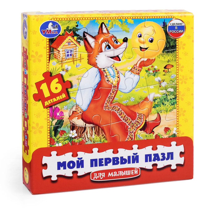 Пазл "Колобок", 16 элементов