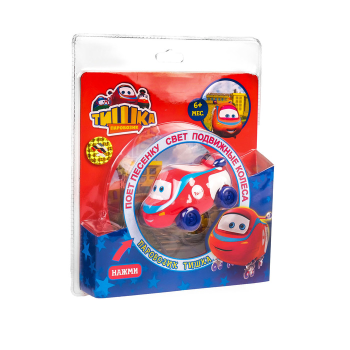 Паровозик "Тишка" световые и звуковые эффекты