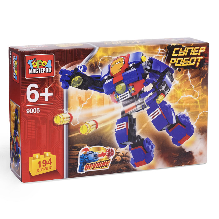 Конструктор "Супер робот", 194 детали