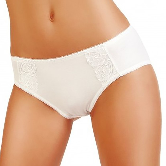 Трусы женские слипы 019т цвет белый, р-р 52