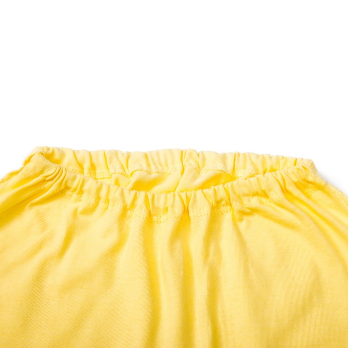 Ползунки детские, рост 50 см, цвет жёлтый/белый E055002K50_М