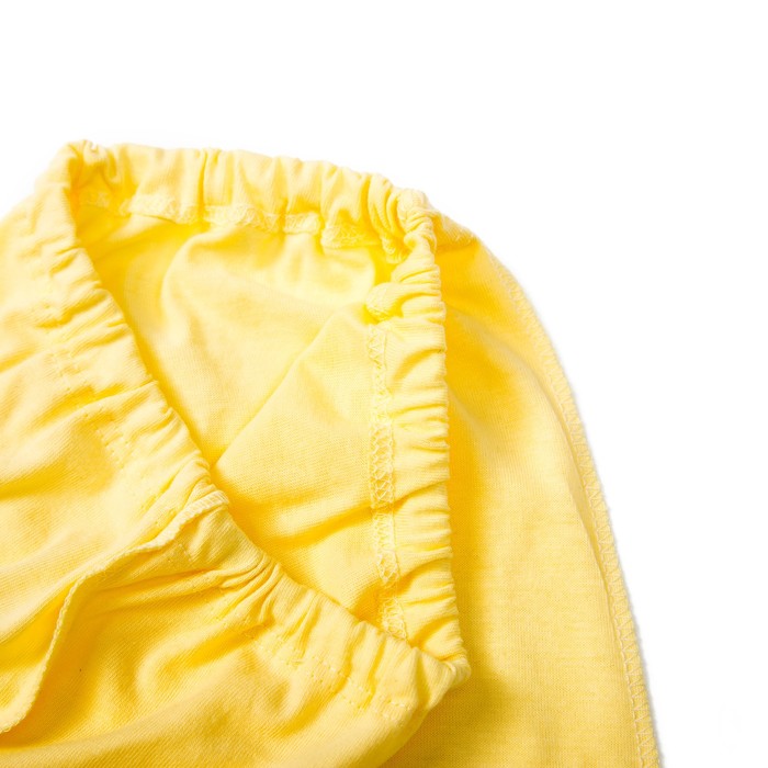 Ползунки детские, рост 68 см, цвет жёлтый/белый E055002K68_М