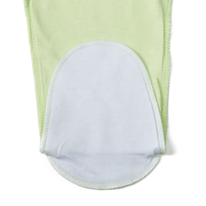Ползунки детские, рост 50 см, цвет салатный/белый E055002K50_М