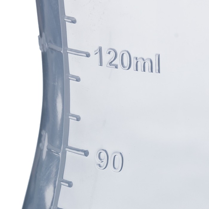 Бутылочка для кормления детская приталенная, 150 мл, от 0 мес., цвет красный