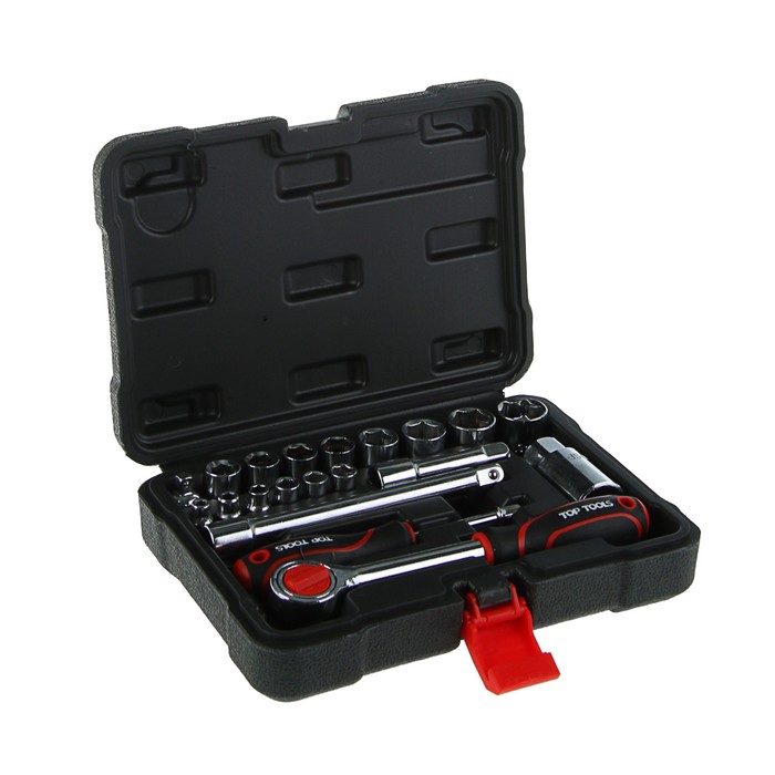 Набор бит и головок Top Tools, 1/4", 3/8", 20 шт.