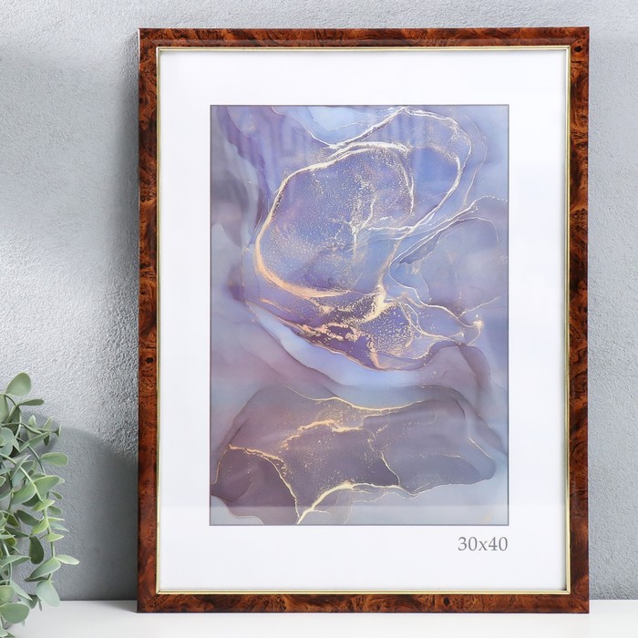 Фоторамка  30х40 см коричневый