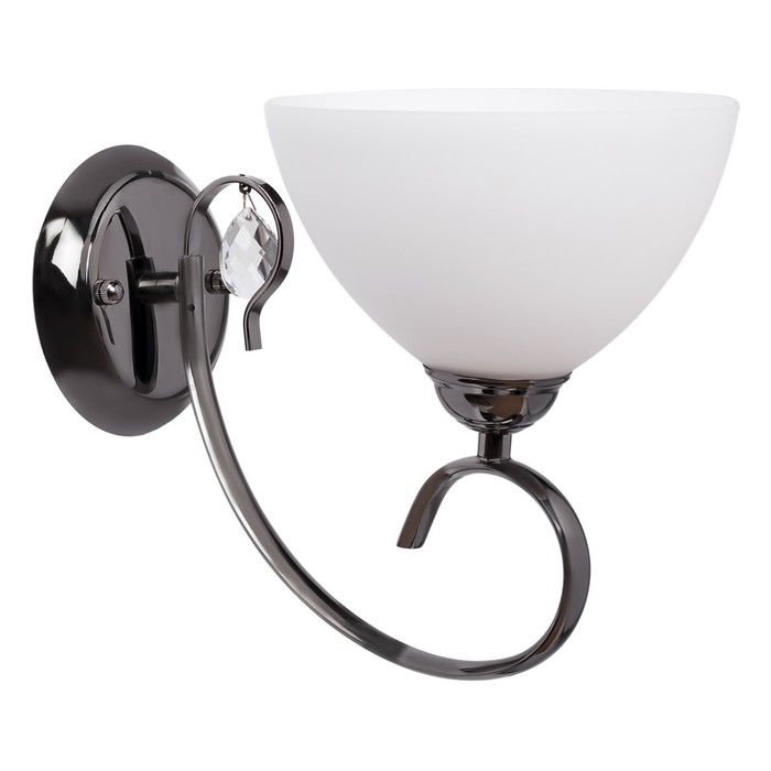 Бра "Блеск" 1x60W E27 никель 23x18x29см