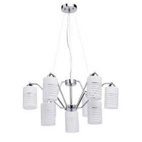 

Люстра подвесная "Техно" 9x40W E14 хром 70x70x168см