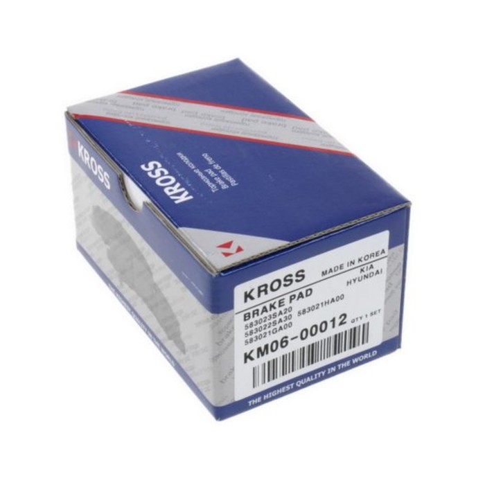 Колодки тормозные KROSS KM0600012