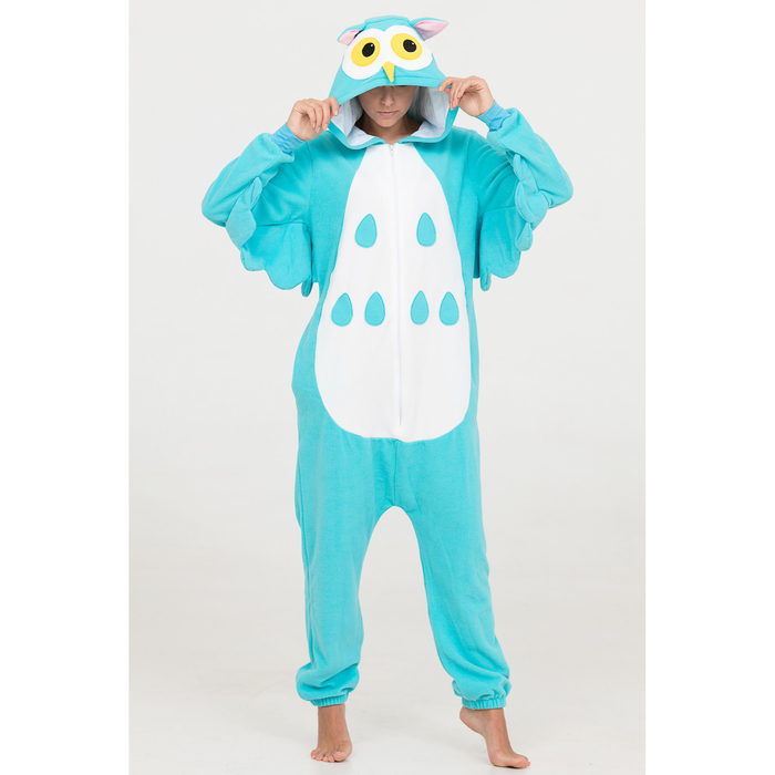 Детская пижама-кигуруми "Сова", рост 128 см