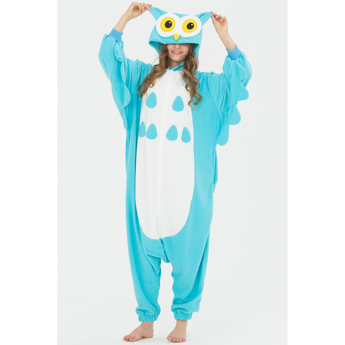 Комбинезон-кигуруми на молнии "Сова" (XS), р.40-44, рост 158-166 см