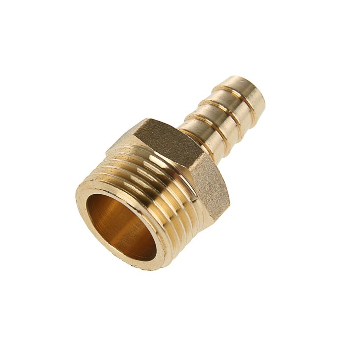 Штуцер JIF, 1/2" х 10 мм, наружная резьба, латунь