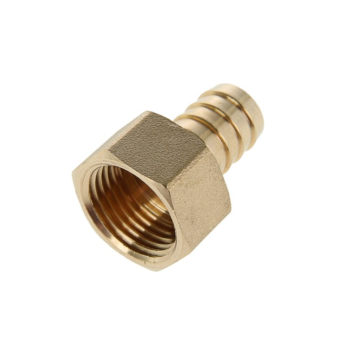 Штуцер JIF, 1/2" х 14 мм, внутренняя резьба, латунь