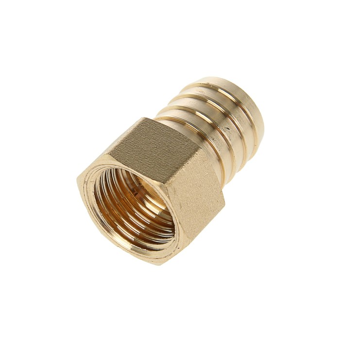 Штуцер JIF, 1/2" х 20 мм, внутренняя резьба, латунь