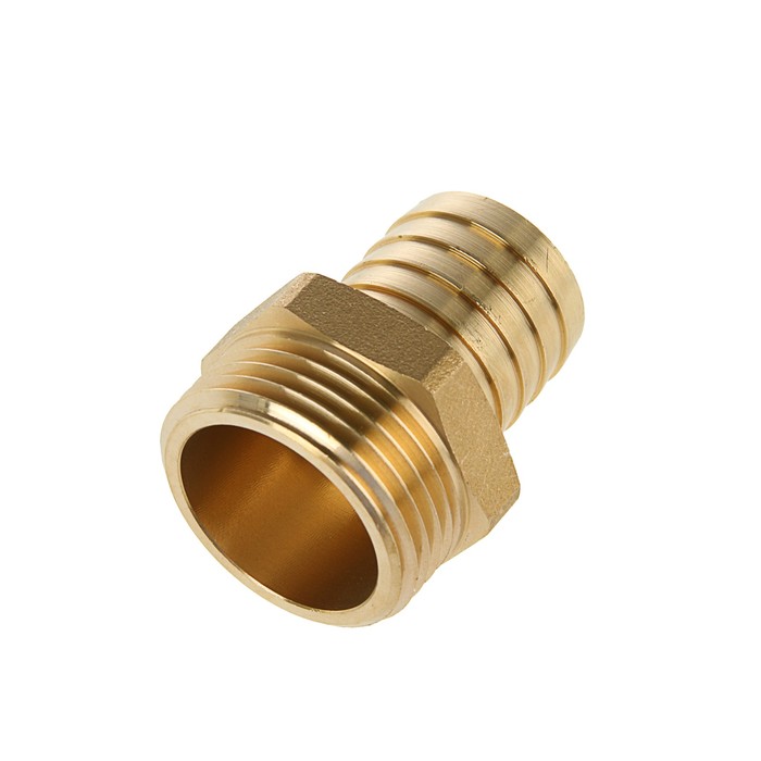 Штуцер JIF, 1 х 25 мм, наружная резьба, латунь