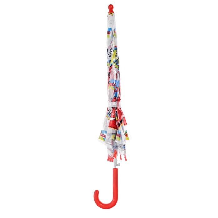 Зонт автоматический "Тачки. Молния Маккуин", R=41,5см, прозрачный