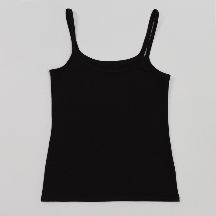 Майка женская 005м цвет чёрный, р-р 50