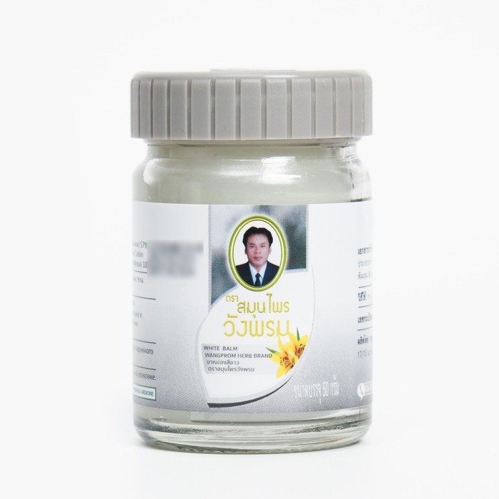 Бальзам для тела белый от простудных заболеваний, TM WangProm, 50 гр.