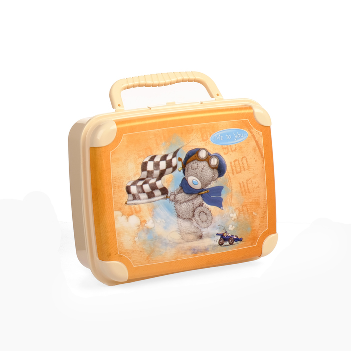 Контейнер универсальный с ручкой и аппликацией "ME TO YOU", бежевый, МИКС