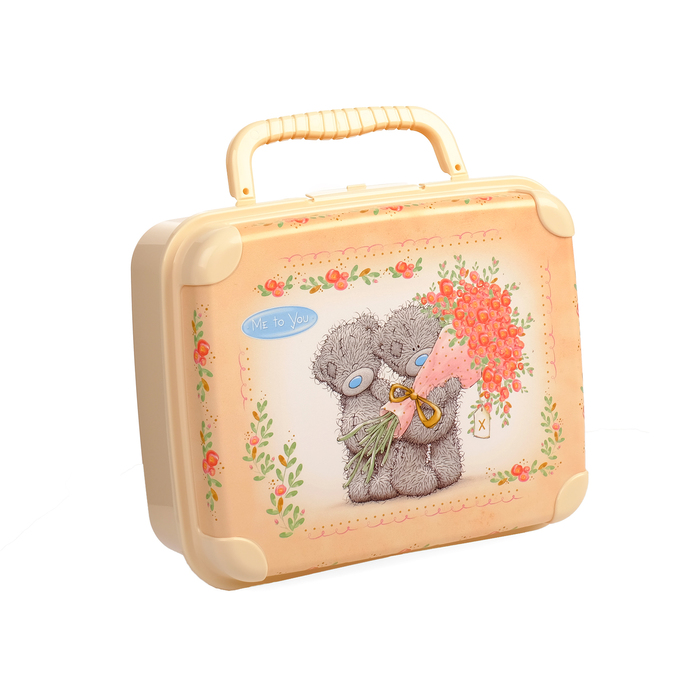 Контейнер универсальный с ручкой и аппликацией "ME TO YOU", бежевый, МИКС