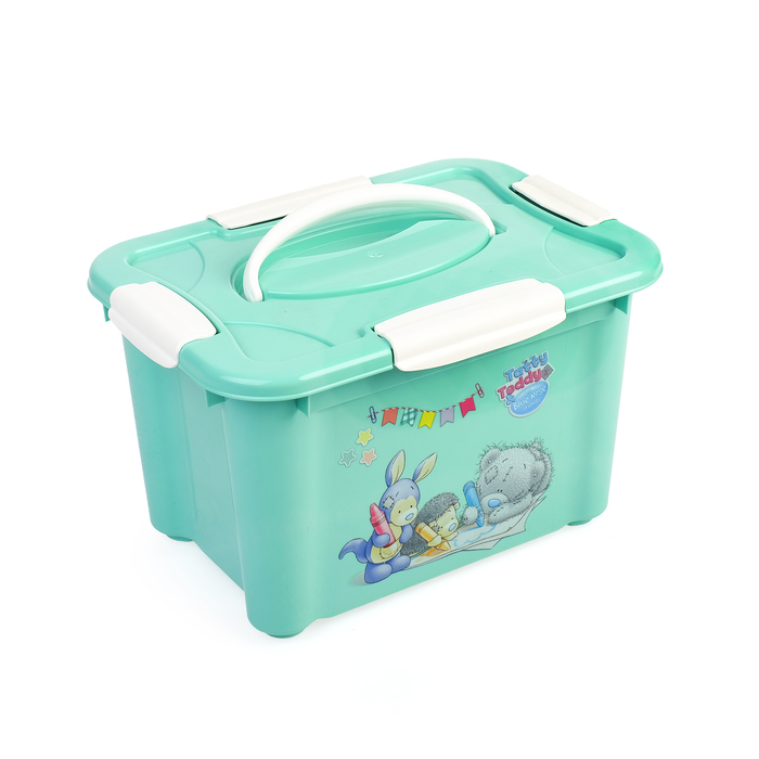 Контейнер универсальный с ручкой и аппликацией "ME TO YOU", зелёный, 5,5 л