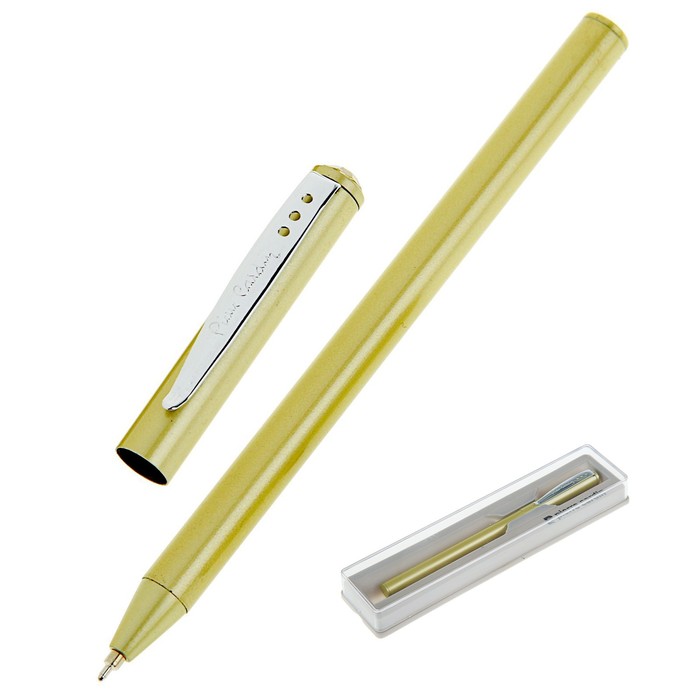 Ручка шариковая Pierre Cardin Actue, алюминий, хром, стержень синий (PC0703BP)