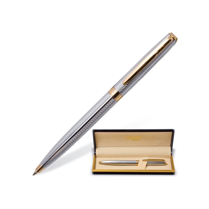 Ручка шариковая подарочная GALANT "Marburg", с золот.деталями, стержень синий 141015