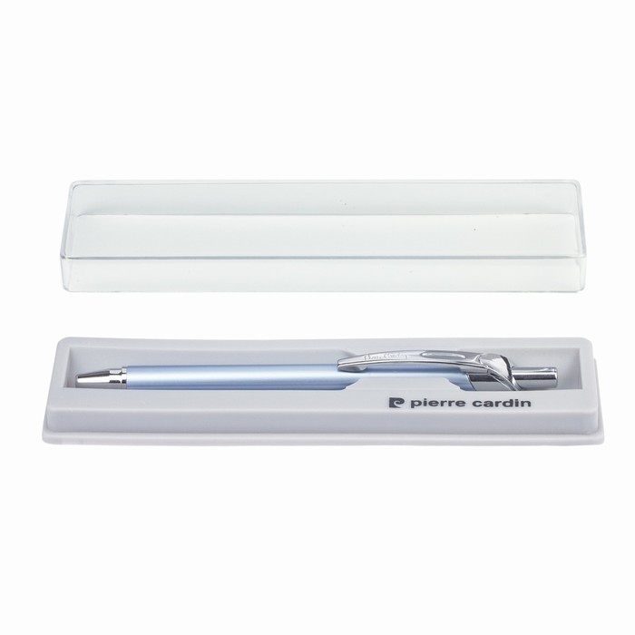 Ручка шариковая PIERRE CARDIN ACTUEL PC0505BP, алюминий, хром, стержень синий 142426