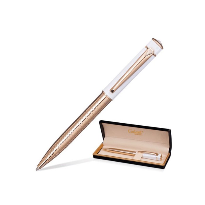 Ручка шариковая подарочная GALANT "Mont Pelerin", с золот.деталями, стержень синий 141661