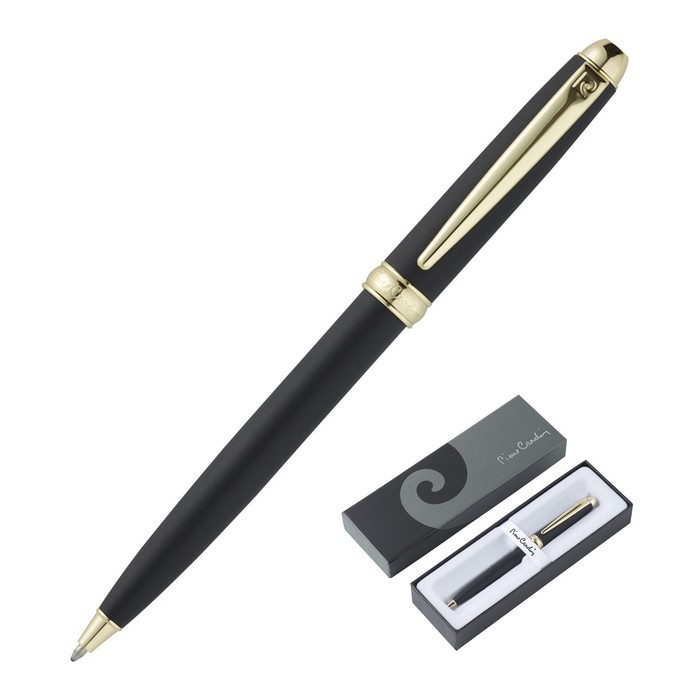 Ручка шариковая PIERRE CARDIN ECO PC4114BP, латунь, лак, золото, стержень синий 142440