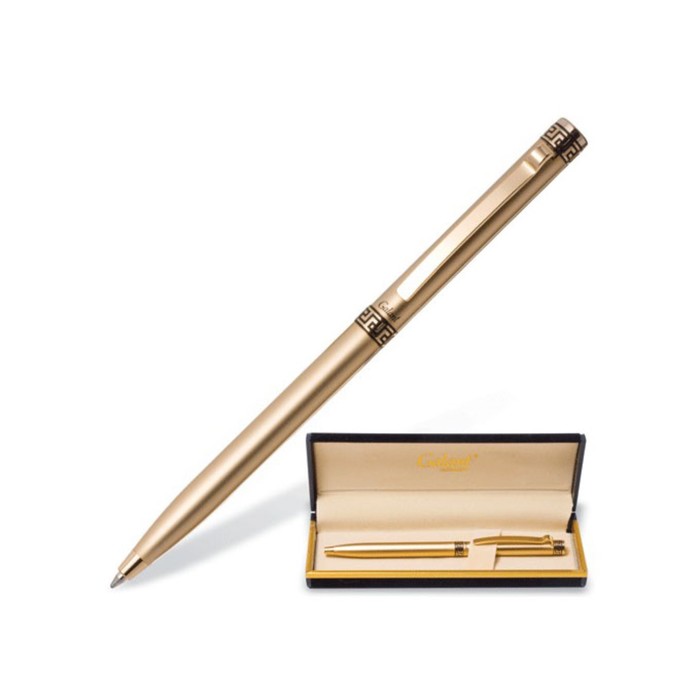 Ручка шариковая подарочная GALANT "Ingrid", с золот.деталями, стержень синий 141008