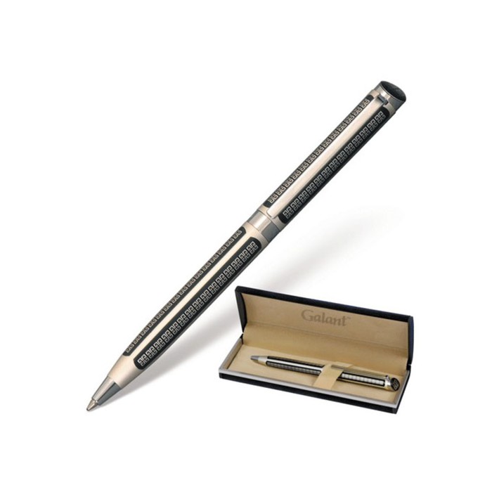 Ручка шариковая подарочная GALANT "Olympic Silver", с хром.деталями, стержень синий 140613