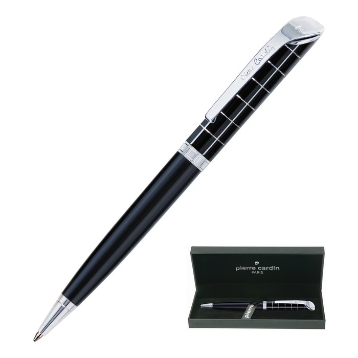 Ручка шариковая PIERRE CARDIN GAMME PC0874BP, акрил, хром, стержень синий 142454