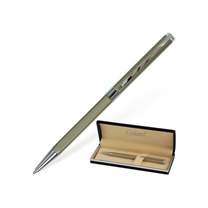 Ручка шариковая подарочная GALANT "Stiletto Chrome", с хром.детал, стержень синий 140528