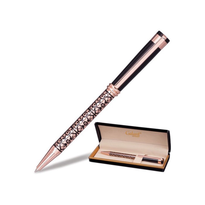 Ручка шариковая подарочная GALANT "Klosters", с золот.деталями, стержень синий 141666