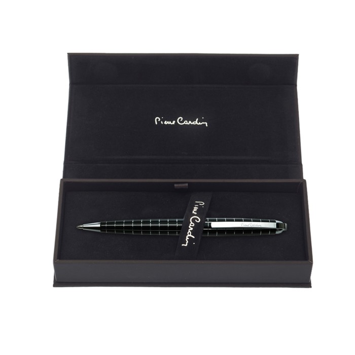 Ручка шариковая PIERRE CARDIN PROGRESS PC5000BP, латунь, хром, стержень синий 142418