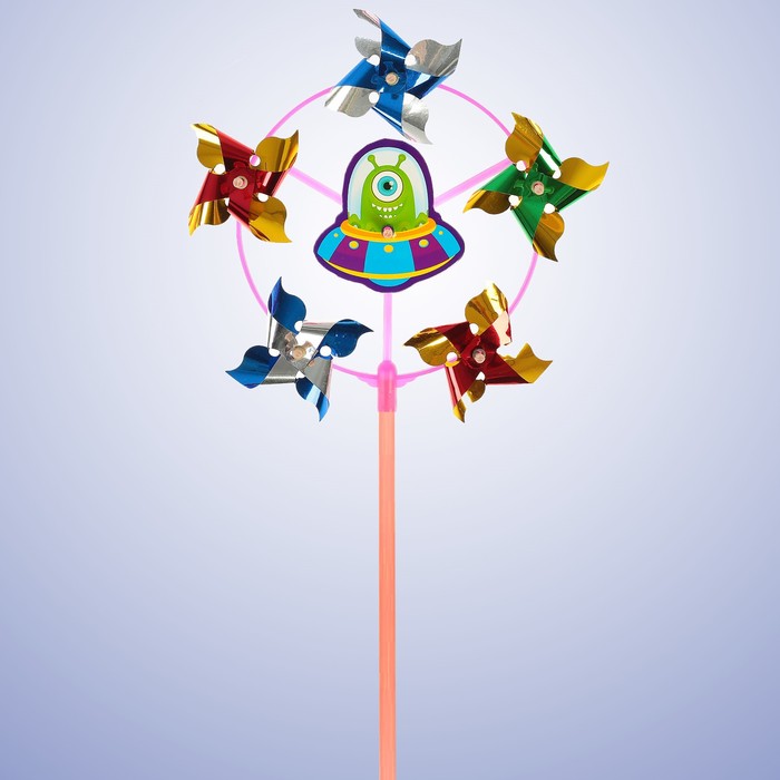 Ветерок с фольгой "Космос", 42 см