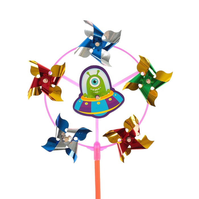 Ветерок с фольгой "Космос", 42 см