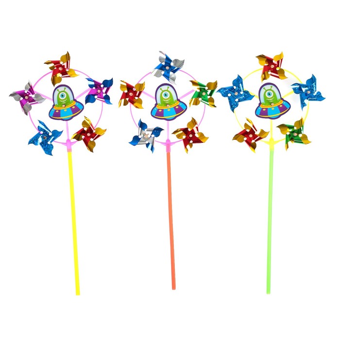 Ветерок с фольгой "Космос", 42 см