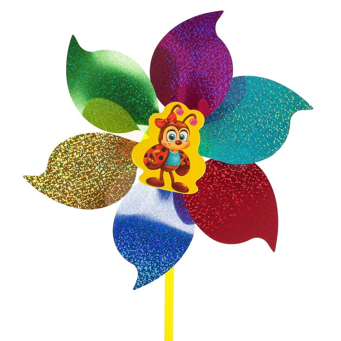 Ветерок многолистник "Божья коровка", 35 см