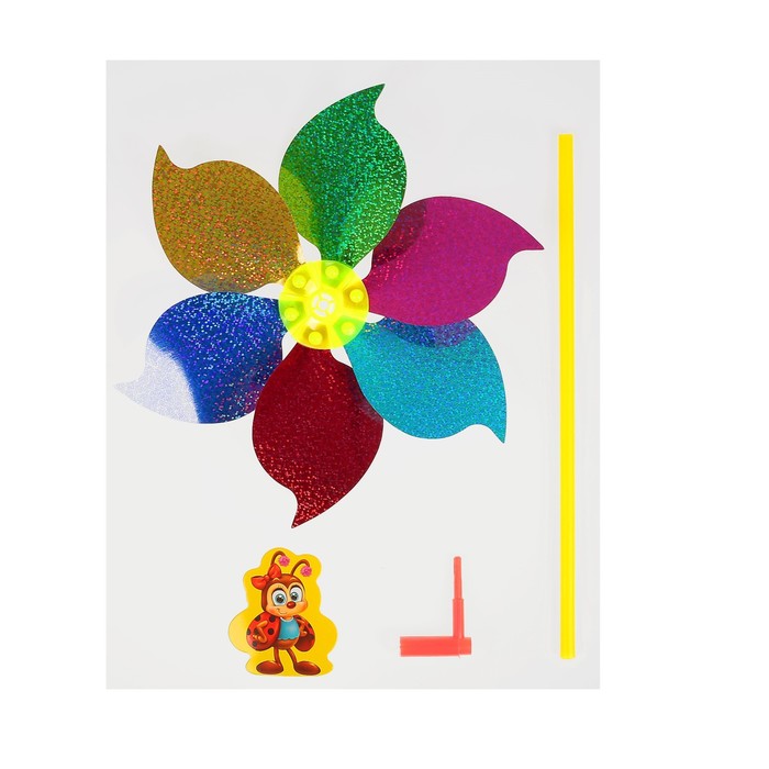 Ветерок многолистник "Божья коровка", 35 см