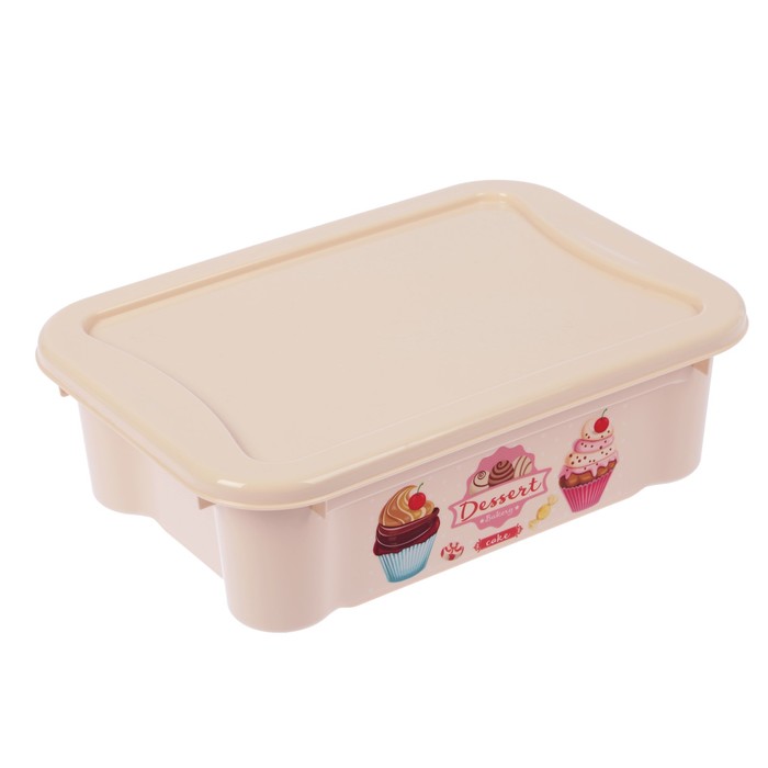 Ящик для хранения 2,8 л "Пирожное.Mini"