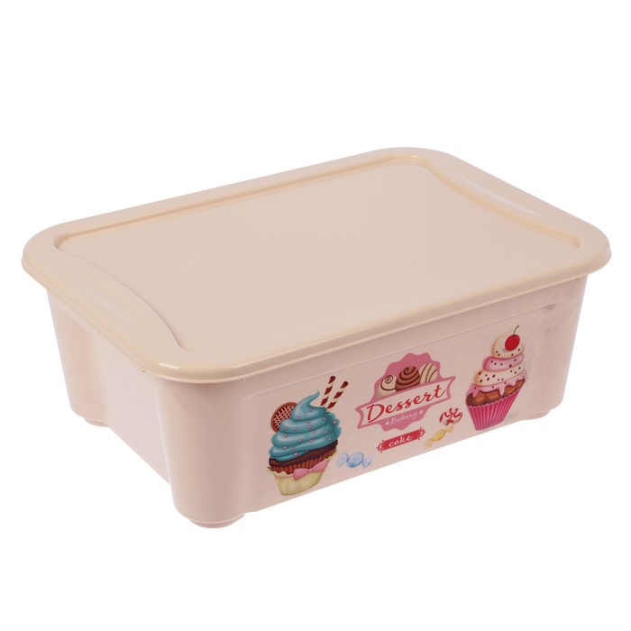 Ящик для хранения 10 л "Пирожное"