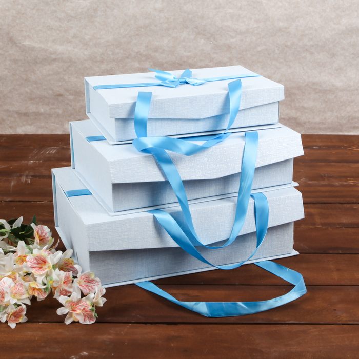 Набор коробок 3в1, 32,5 х 23,5 х 10 - 26,5 х 17 х 6 см