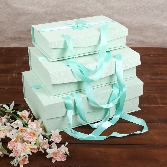 Набор коробок 3в1, 32,5 х 23,5 х 10 - 26,5 х 17 х 6 см