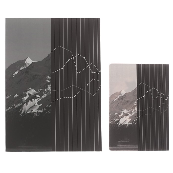 Набор "Достигай высот": ежедневник и обложка для паспорта