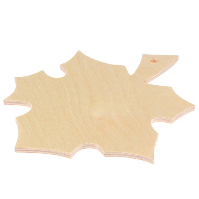 Заготовка для творчества «Доска разделочная», кленовый лист, 19х23 см