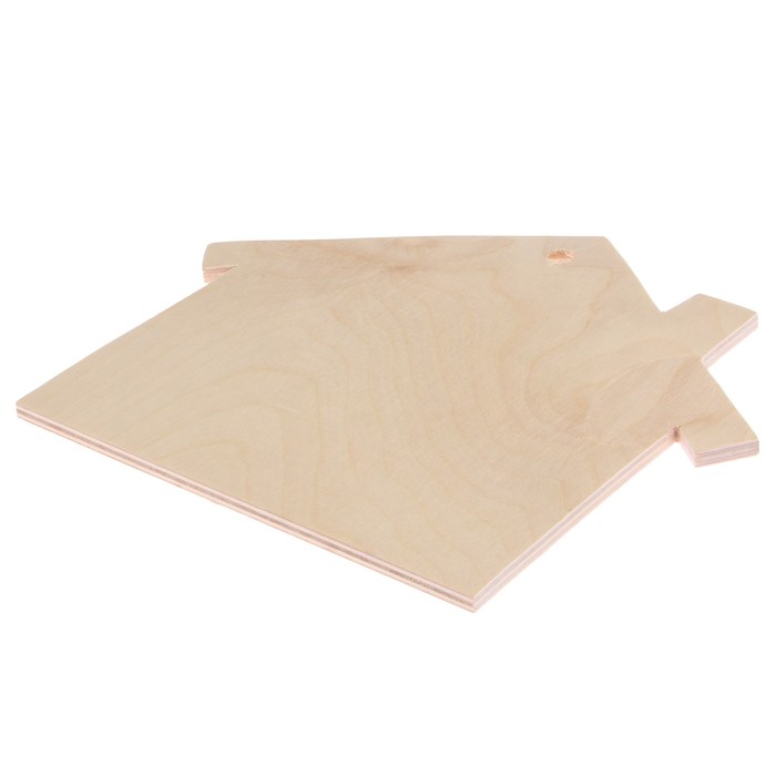 Заготовка для творчества «Доска разделочная», дом с трубой, 21х19,5 см